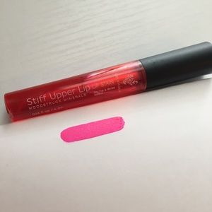 Stiff upper lip stain